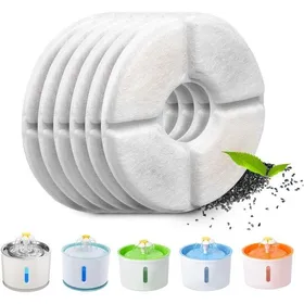 Meilleurs prix pour Filtres Automatiques pour Fontaine à Chat, Charbon Actif et Résine – Lot de 6 Pièces