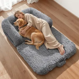 Meilleurs prix pour Lit pour chien - VEVOR - KZ-02 - 181 x 110 x 24 cm - Housse amovible - Lavable en machine