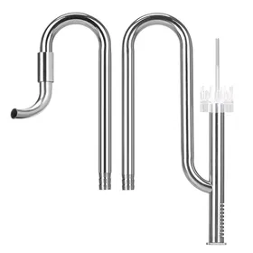 Comparer les prix de Filtre Tubulaire pour Aquarium Externe en Acier Inoxydable 304 avec Entrée et Sortie pour LÉlimination des Huiles et Accessoires