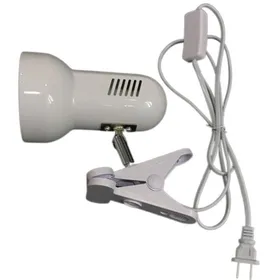 Comparer les prix de Lampe chauffante pour animaux avec pince et variateur – douille E27 céramique câble 18m sans ampoule support blanc
