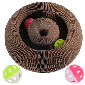 Meilleurs prix pour Griffoir pour Chat Magique Organ – Interaf en Carton avec Balle Circuit de Jeu Evolutif pour Chatons et Chats PARC