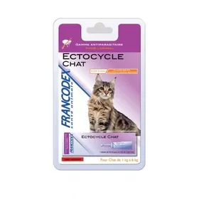 Comparer les prix de Francodex Ectocycle Chat - 1 pipette 0.6ml (pour chat de 1kg à 6kg)
