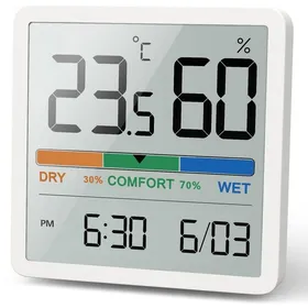 Comparer les prix de AIMOONSA Hygromètre Thermomètre dintérieur numérique - Grand écran LCD -99°C à 60°C humidité 10–99%