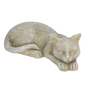 Comparer les prix de Vvikizy pierre tombale de souvenir pour animaux jardin deco Chat ornemental Type A (spécification du fournisseur : couleur mousse)