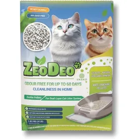 Comparer les prix de Granulés de litière pour chats zéolite naturelle - JOZSI - Granulés pour litière double couche zéolite naturelle 18 Kg