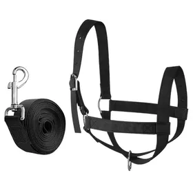 Comparer les prix de 1 Licol en corde Nylon robuste Ajustement réglable Guidage sécurisé Pour bovin ovin caprin Label