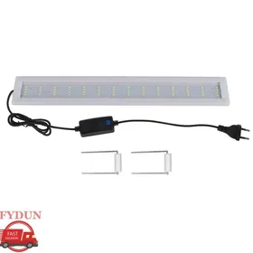 Meilleurs prix pour FYDUN Lumière daquarium à LED Lampe LED pour Aquarium 12W Interrupteur à Bouton Haute efficacité Lampe animalerie eclairage