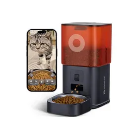 Meilleurs prix pour Distributeur automatique de croquettes - MOLLY ET CODY - Modèle 6 L - Programmable - Wi‑Fi / application - Acier inoxydable
