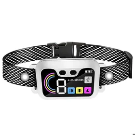 Meilleurs prix pour Colliers Anti-Aboiement pour Chiens - Anti Aboiement Collier Dressage - Blanc, Étanche, Rechargeable - pour Gros Petit Chiens