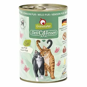 Comparer les prix de Pâtée - GranataPet - Delicatessen Wild Pur - Sans céréales - Avec taurine - 400 g