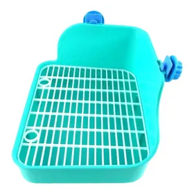 Comparer les prix de Bac À Litière DAngle Pour Lapins Hamsters Et Petits Animaux Cage De Dressage Rectangulaire Facile À Nettoyer Pour Cochons De Terre