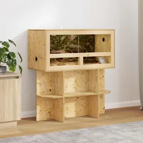 Comparer les prix de VIDAXL Base de terrarium en OSB avec étagère 80 x 40 x 50 cm Marron