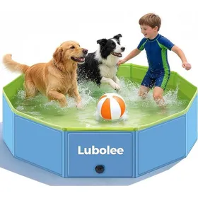 Meilleurs prix pour Piscine Pliable pour Chien et  Piscine Chien Épaisse en PVC Bassin de Baignoire Chien s 120x30cm