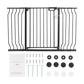Comparer les prix de Barrière pour Bébé - DUOKU - Extra Large - 295 à 53 pouces - 30 pouces de hauteur - Noir
