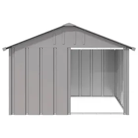 Meilleurs prix pour Bon plan Chenil pour chien - JILI HOT - Niche pour chien Gris 1165x103x815cm Acier galvanisé Thome3643143