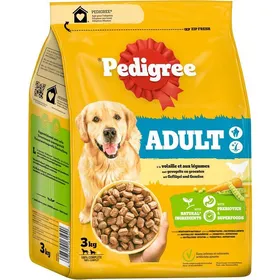 Meilleurs prix pour Croquettes pour Chien Adulte PEDIGREE 3 x 3kg Volaille et Légumes
