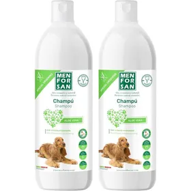 Meilleurs prix pour Aloe Vera Lot de 2 shampoings pour Chien Vert 1 l