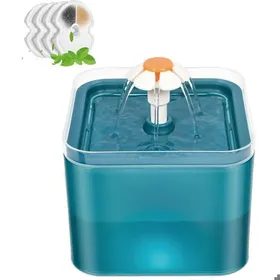 Meilleurs prix pour Fontaine à eau bleue pour chat 2L fontaine pour animaux de compagnie ultra silencieuse avec