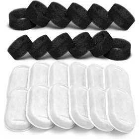 Comparer les prix de Filtres pour fontaine à eau - LARGEIGHT - Lot de 12 - Triple filtration - Couleurs multiples - Pour chat