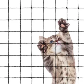 Comparer les prix de Filet de Sécurité pour Chat 8x3m Noir Protection Balcon ou Terrasse Accessoires Inclus
