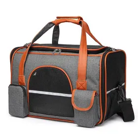 Meilleurs prix pour Sac Transport Chat Chien, Caisse de Transport Chat Respirant et Pliable Cage Transport Chat avec Matelas en Peluche Amovible