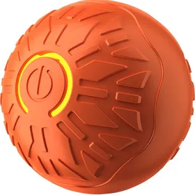 Meilleurs prix pour Jouet interactif pour chien - Phoesky - Balle en caoutchouc - 5.2 cm - Orange - Rebondissante - Rechargeable USB