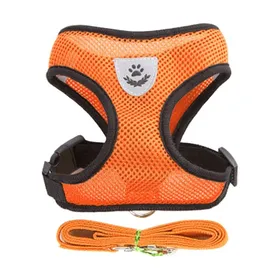 Meilleurs prix pour Harnais réglable pour chat - Phoesky - Veste en maille de polyester - Orange - Taille S (15-25 kg) - Buste 34 cm