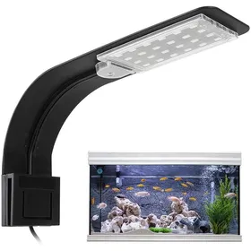 Comparer les prix de Éclairage pour aquarium lampe LED à pince pour aquarium éclairage pour plantes aquatiques et aquariums 24 LED