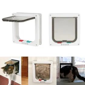 Meilleurs prix pour Chatière intelligente - ZOO - Verrouillable - Blanc - Pour chat et petit chien