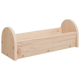 Meilleurs prix pour ANIMAL® Moderne Mangeoire à foin pour lapins 28x10x10 cm bois massif de sapin