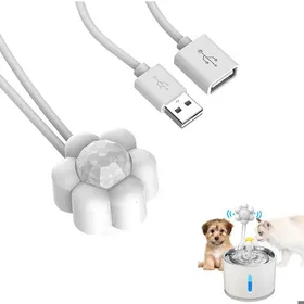 Meilleurs prix pour Capteur Automatique PIR Externe pour Fontaine a Eau Chat DC 5V 1A avec Interface USB 30 cm pour Fontaines Eau couleurs multiple YYV