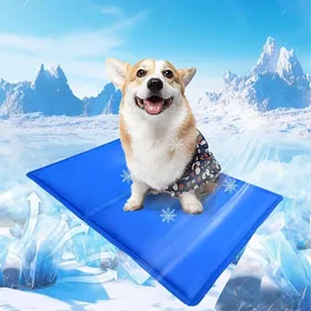 Meilleurs prix pour Tapis Rafraichissant Chien Auto-refroidissant Gel Tapis Rafraichissant Convient à Tous Les Animaux de Compagnie pour Rester(65x50cm)