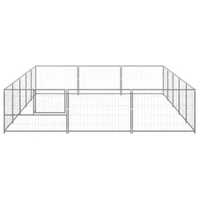 Meilleurs prix pour RemiseCage extérieur - Lapin/chiens - Acier - Chenil Argenté 15 m² - Acier JILIMAISON2025 3355842