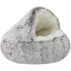 Meilleurs prix pour Panier pour Chien Sac Couchage Chat Nid Chaud Lit Lavable Sommeil Chat Chaton Animal Domestique Chaud Marron 40cm CORBEILLE