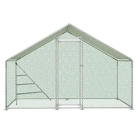 Meilleurs prix pour Poulailler volière étanche 3x2m avec structure métal toit et grand parcours – Enclos sécurisé pour poules et petits animaux
