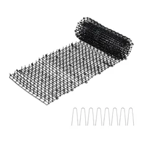Meilleurs prix pour Relaxdays Grille stop chats et fouines 8 piquets de fixation pour vos trésors verts L x P : 200 x 30 cm noire
