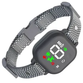 Meilleurs prix pour Collier Anti Aboiement Chien Automatique 4 Modes Son 8 Niveaux de Sensibilité Étanche et Rechargeable Noir ODIPIE