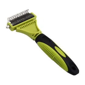 Comparer les prix de Brosse Chien Professionnelle Peigne Démêloir pour Poil Long Râteau de Toilettage Réduit la Perte de Cheveux de 90%