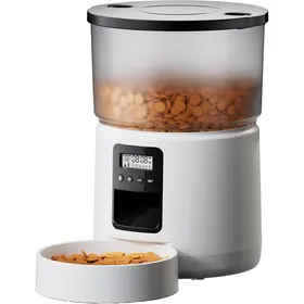 Meilleurs prix pour Distributeur Croquettes Chat Automatique - ULISEM - Minuterie Programmable - 1-6 Repas - Enregistrement