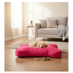 Comparer les prix de Coussin déhoussable pour chien en forme dos 100 x 70 x 15 cm Rose