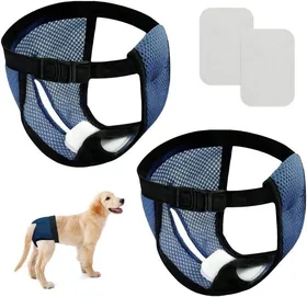 Meilleurs prix pour Lot de 2 Culotte Menstruelle Chien Femelle,Couche Lavable Chien,Culotte Chiennes Chaleurs,Culotte Chien Regle,Protection Chaleur