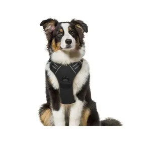 Comparer les prix de Un harnais et laisse noir pour chiens de 7 à 18 kg taille M，le compagnon idéal pour des promenades confortables et sécurisées
