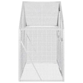 Comparer les prix de Volière en aluminium - WIENS - 179x100x185 cm - Argenté - Grille métallique galvanisée - Porte verrouillable