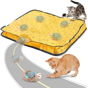 Comparer les prix de Jouets pour Chat Balle pour Chats Adultes d'intérieur-Jouet interactif Automatique pour Chat-Jeu de Capture de Souris à Cache-Cache