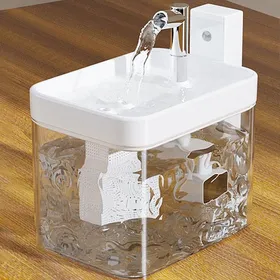 Meilleurs prix pour Fontaine à eau pour animaux - Phoesky - 15L - Pompe ultra silencieuse - Sans fil - 2500mAh - 16x115x12cm