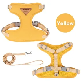 Meilleurs prix pour Harnais réglable pour chat - Phoesky - Gilet anti-évasion - Sangle de poitrine - Jaune - XS: 2-3 kg - Doux et respirant