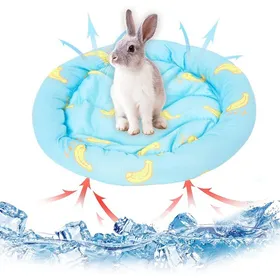 Meilleurs prix pour Petits Animaux Matelas Refroidissant Lit Lapin Hamster Cooling Pad Summer Ice Silk Sleeping Bed for Small Pet Puppy Guinea Pigs