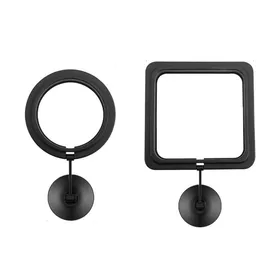 Comparer les prix de Anneau D'Alimentation pour Poissons Cercle D'Alimentation Flottant avec Ventouse Facile à Installer Aquarium Noir
