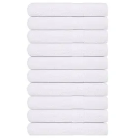 Comparer les prix de vidaXL Serviettes 10 pcs blanc 100x200 cm 360 g/m² 100% coton, serviette de plage, serviette d'invité, grande serviette de 136667