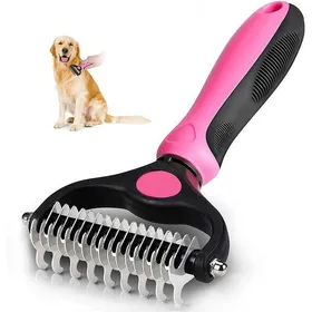 Comparer les prix de Brosse Poil Chien Brosse Chat Râteaux de Démêlage chiens Brosse Toilettage Enlever Poils Peigne de Toilettage pour Sous Poil YYV
